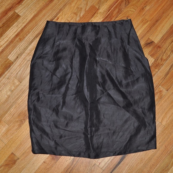 'FINAL' ZARA Woman Brown Pencil Skirt w/Pockets C3 - Picture 2 of 6